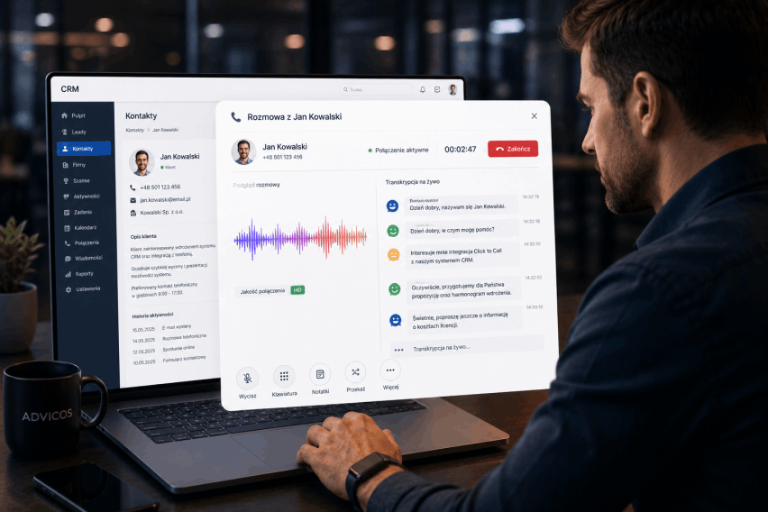CRM IVRAPI call monitoring
